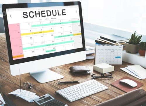 Preview: Schedule Activity Calendar Appointment Concept