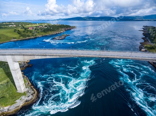Preview: Whirlpools of the maelstrom of Saltstraumen, Nordland, Norway