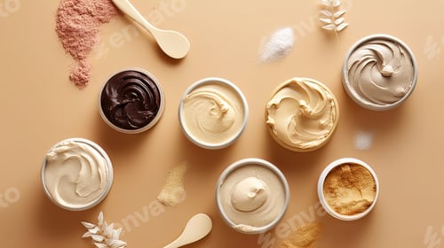Preview: Various Shades of Foundation flat lay view