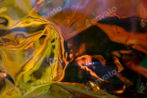 Preview: Abstract trendy holographic background with neon colors.