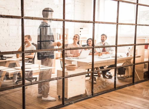 Preview: Young business team working