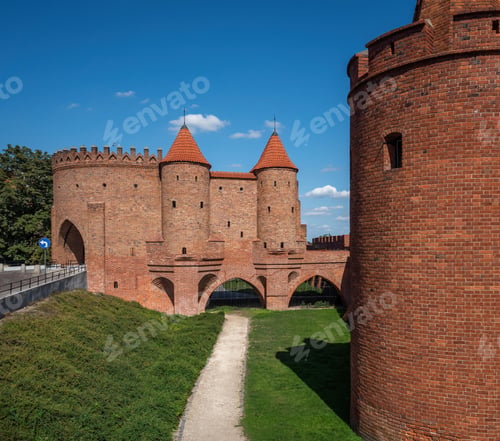 Preview: Warsaw Barbican - fortification of the old citty walls - Warsaw, Poland