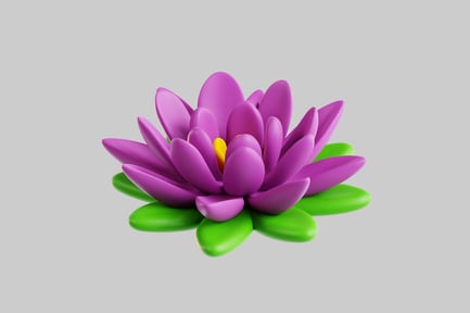 Preview: Purple bloom lotus flower
