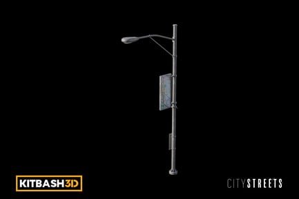Preview: Kitbash: City Streets - Lamp D