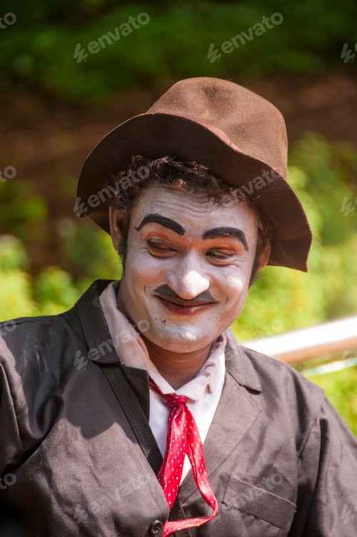 Preview: Portrait of impersonator as a joker, India.