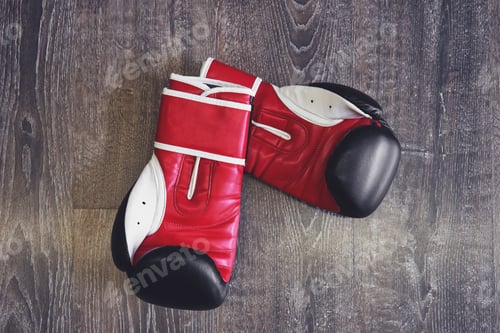 Preview: Leather boxing gloves