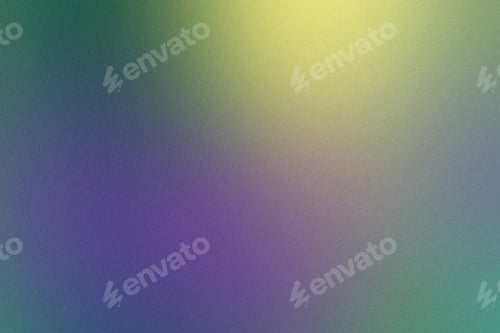 Preview: Grainy noise gradient background seamlessly transitions from purple to green and yellow