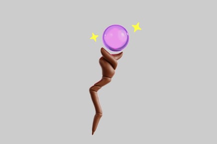 Preview: Magic staff with orb and stars