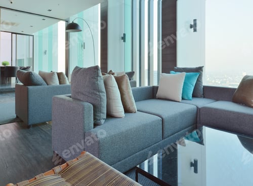 Preview: luxury modern empty room interior design decoration
