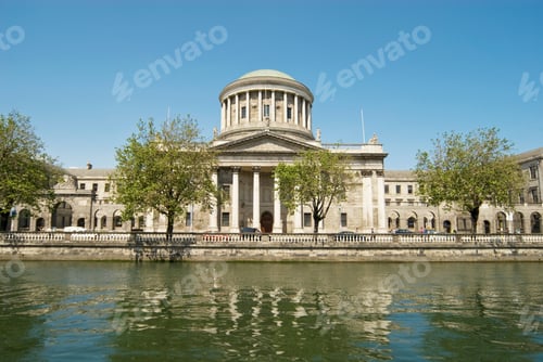 Preview: Four courts dublin and blue sky