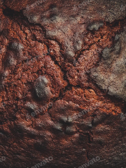 Preview: Brown Pastry (Cake) With Cocoa And Chocolate