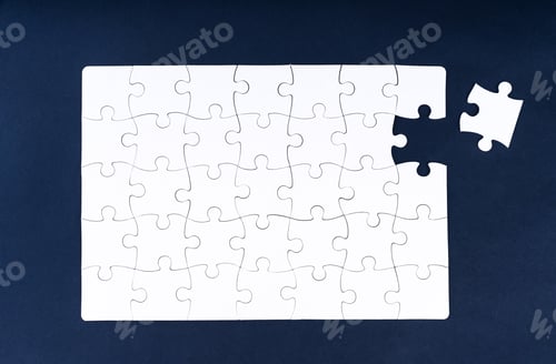 Preview: Rectangular jigsaw puzzle