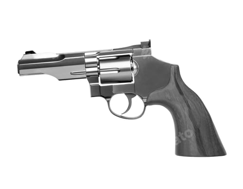 Preview: revolver on white background