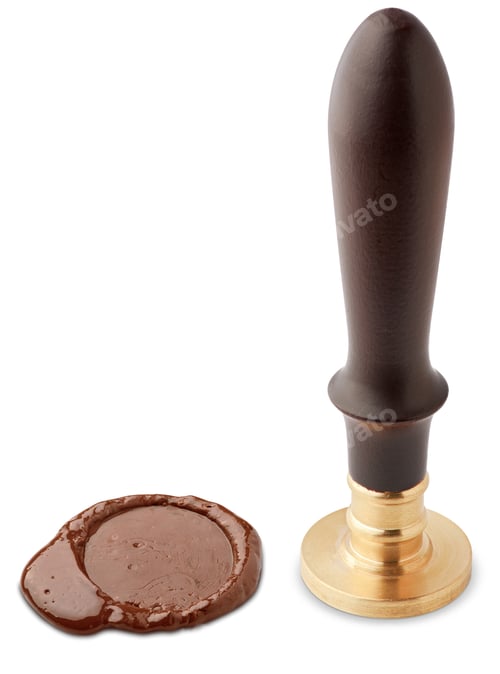 Preview: Personal stamp and wax seal