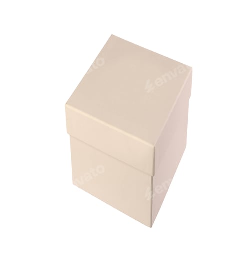Preview: Cardboard Box isolated on a White