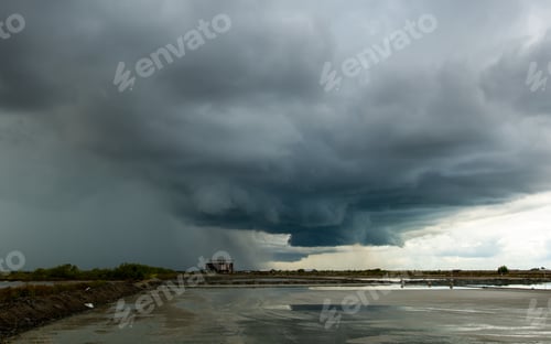 Preview: thunder storm sky Rain clouds