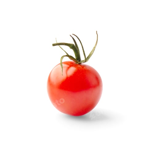 Preview: One cherry tomato isolated