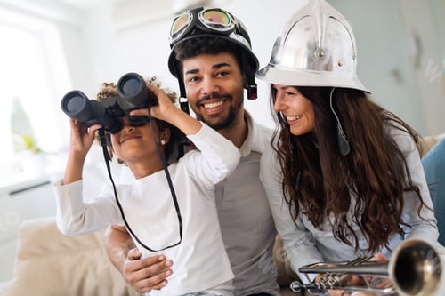 Preview: Picture of happy family spending time together