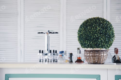 Preview: Interior of a modern urban restaurant