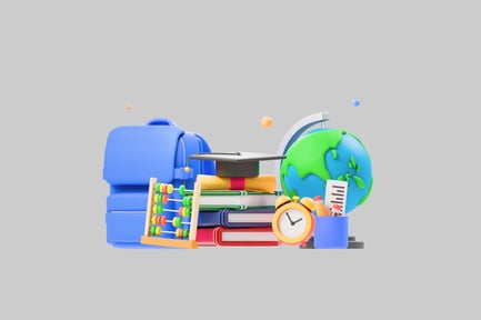 Preview: Back to school still life