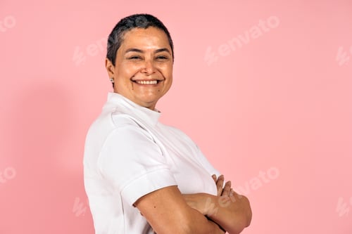 Preview: Cheerful Boomer Woman Portrait