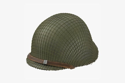 Preview: WWII Ranger Steel Helmet with Netting