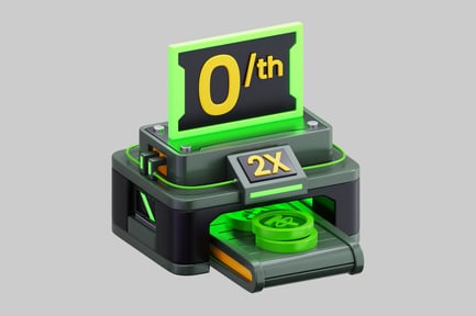 Preview: Futuristic Digital Asset Minting Machine 3D