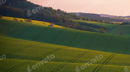 Preview: Beautiful landscape of Moravian farmland