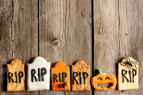 Preview: Halloween homemade gingerbread cookies