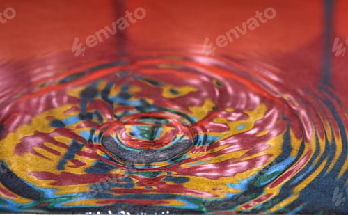 Preview: Drop of water or fluid created