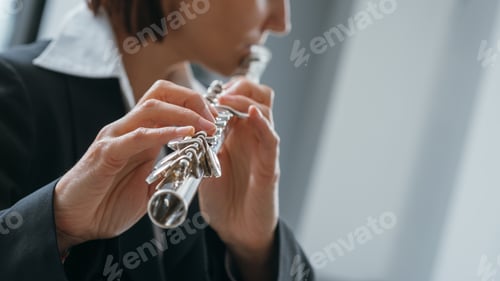 Preview: Professional flutist solo player