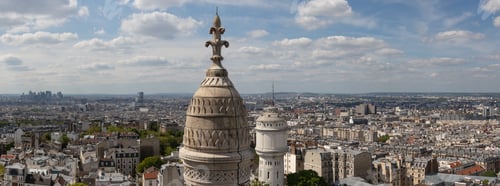 Preview: Aerial view of Paris business district