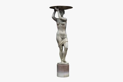 Preview: Bronze Aquarius Woman Fountain Sculpture