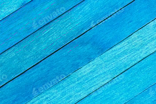 Preview: The surface of the boards painted in blue.