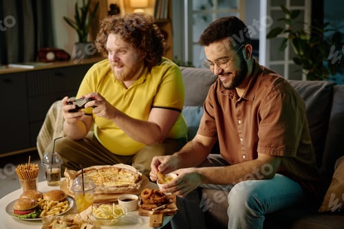 Preview: Enjoying Evening with Video Games and Junk Food