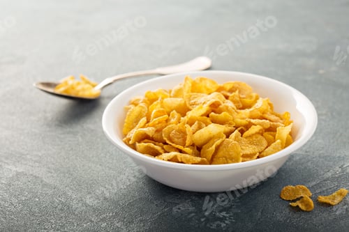 Preview: Cornflake cereals in a bowl