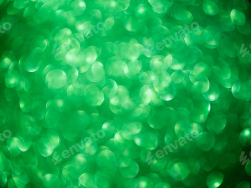 Preview: Blur green glitter abstract background.