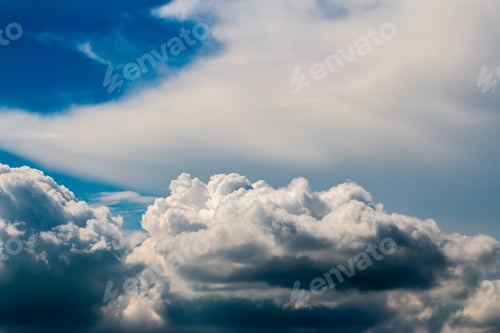 Preview: colorful dramatic sky with cloud at sunset