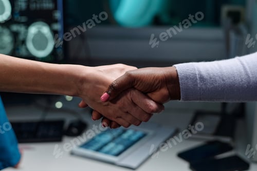 Preview: Shaking Hands in Professional Medical Environment