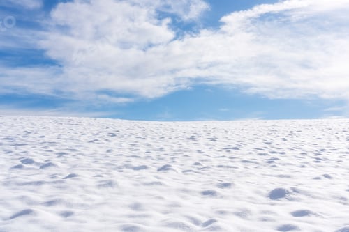 Preview: Abstract winter panorama with snowy ground and clear sky. Tuscany, Italy