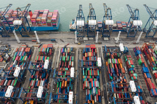Preview: Kwai Tsing , Hong Kong 09 October 2018:- Cargo Container Port in Hong Kong