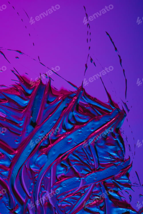 Preview: Puddle of neon paint