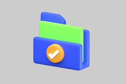 Preview: Completed file folder with checkmark