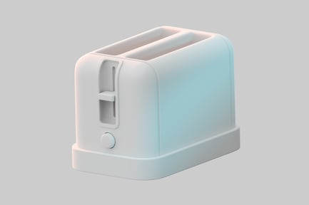 Preview: Minimalist toaster appliance design