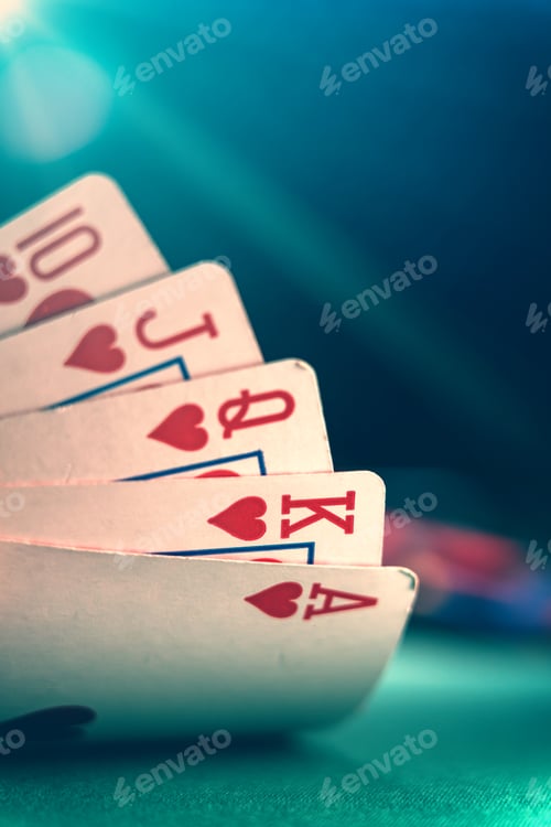 Preview: Poker game royal flush