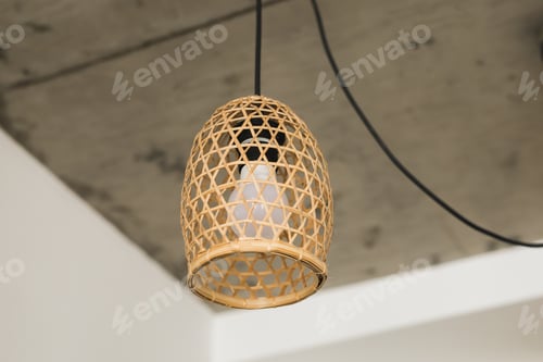 Preview: Chandelier design loft style - design and interior, straw chandeliers