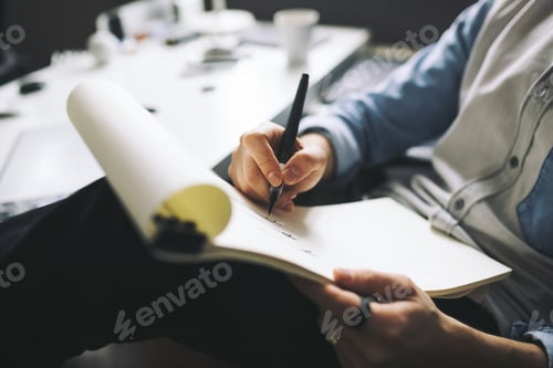 Preview: Designer at work in office
