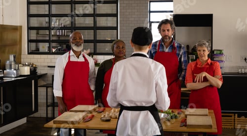 Preview: Chef explaining while cooking