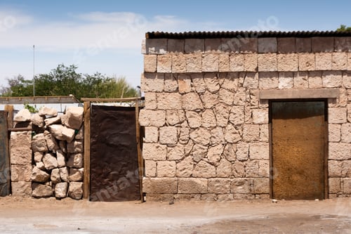 Preview: Beautiful shot of an old house in Toconao village
