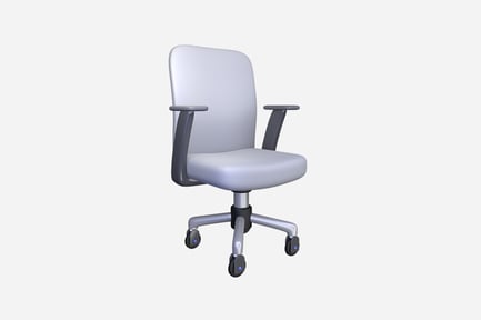 Preview: Office Chair 3D Illustration